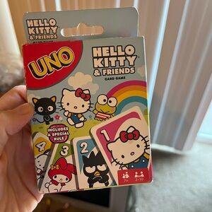 Hello kitty uno cards